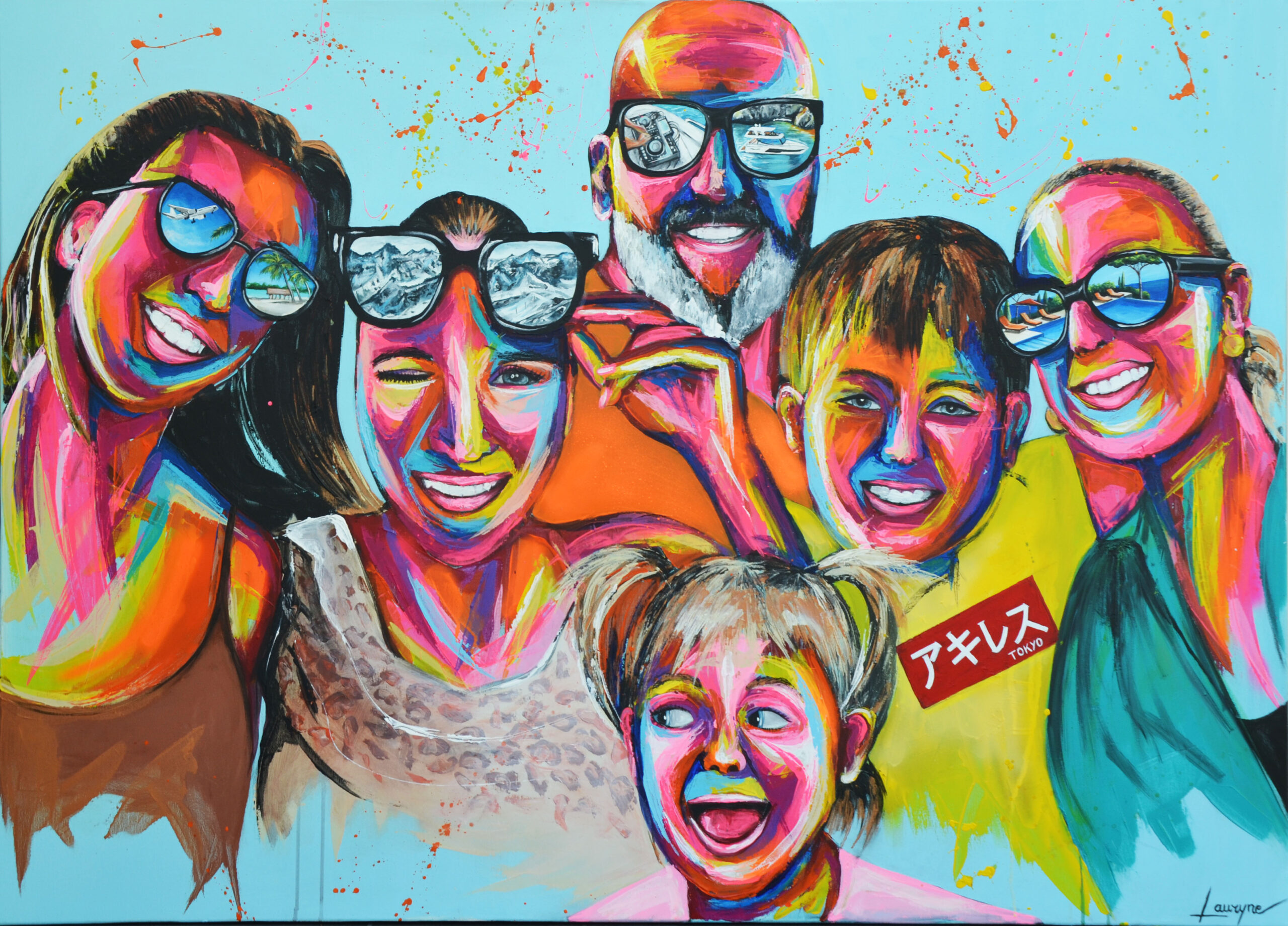 family-1-toile-acrylique-lauryne-mazza