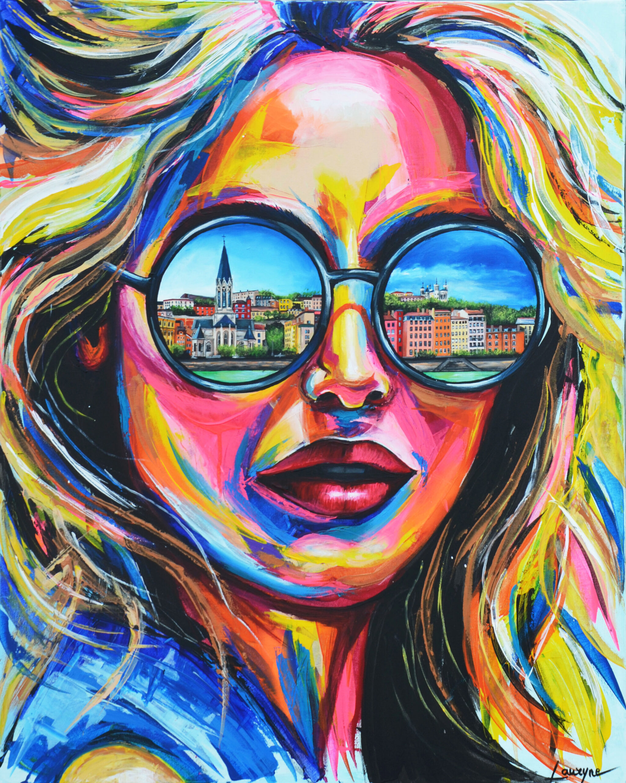 LyonII-toile-acrylique-lauryne-mazza