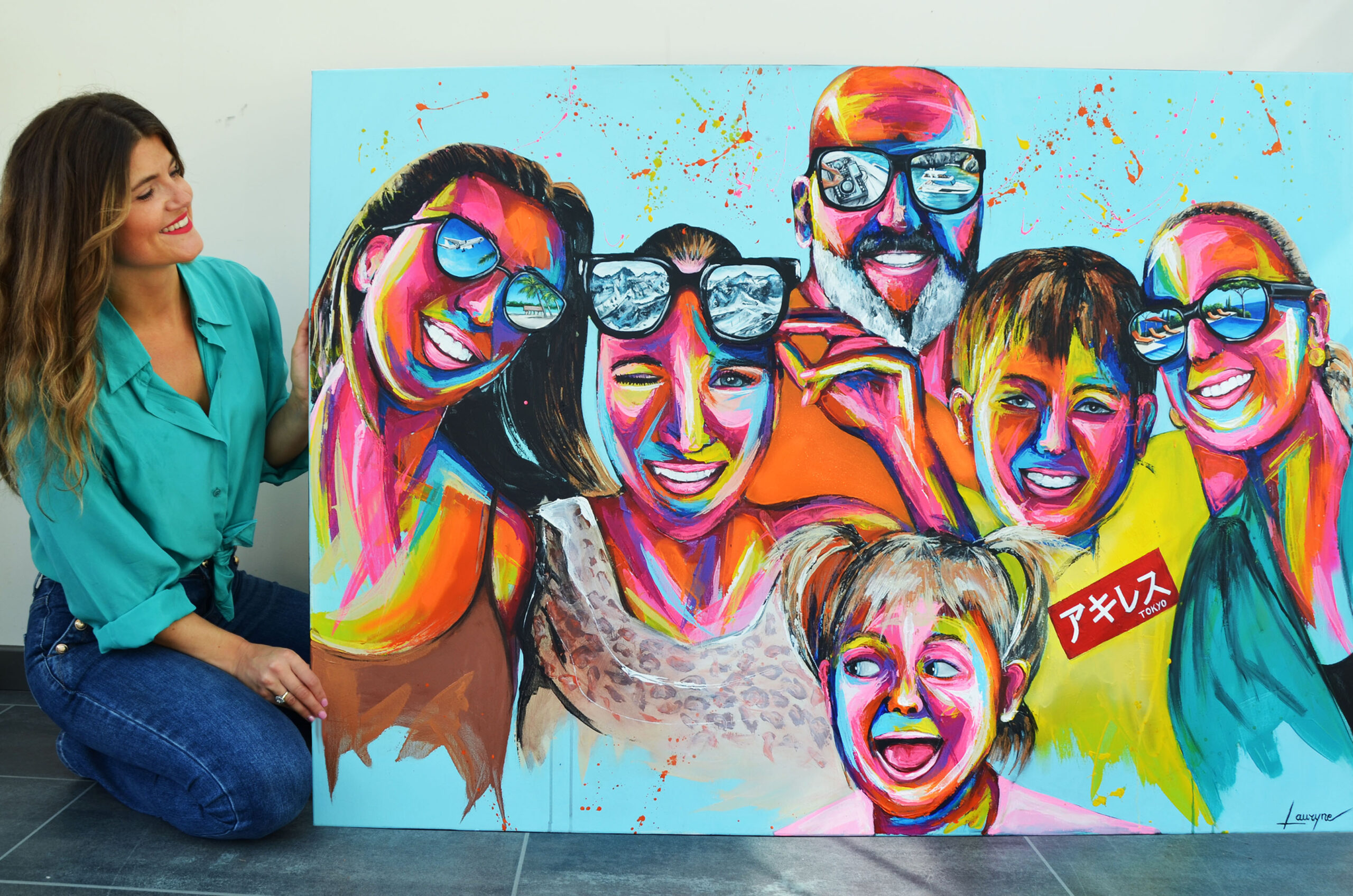 family-4-toile-acrylique-lauryne-mazza