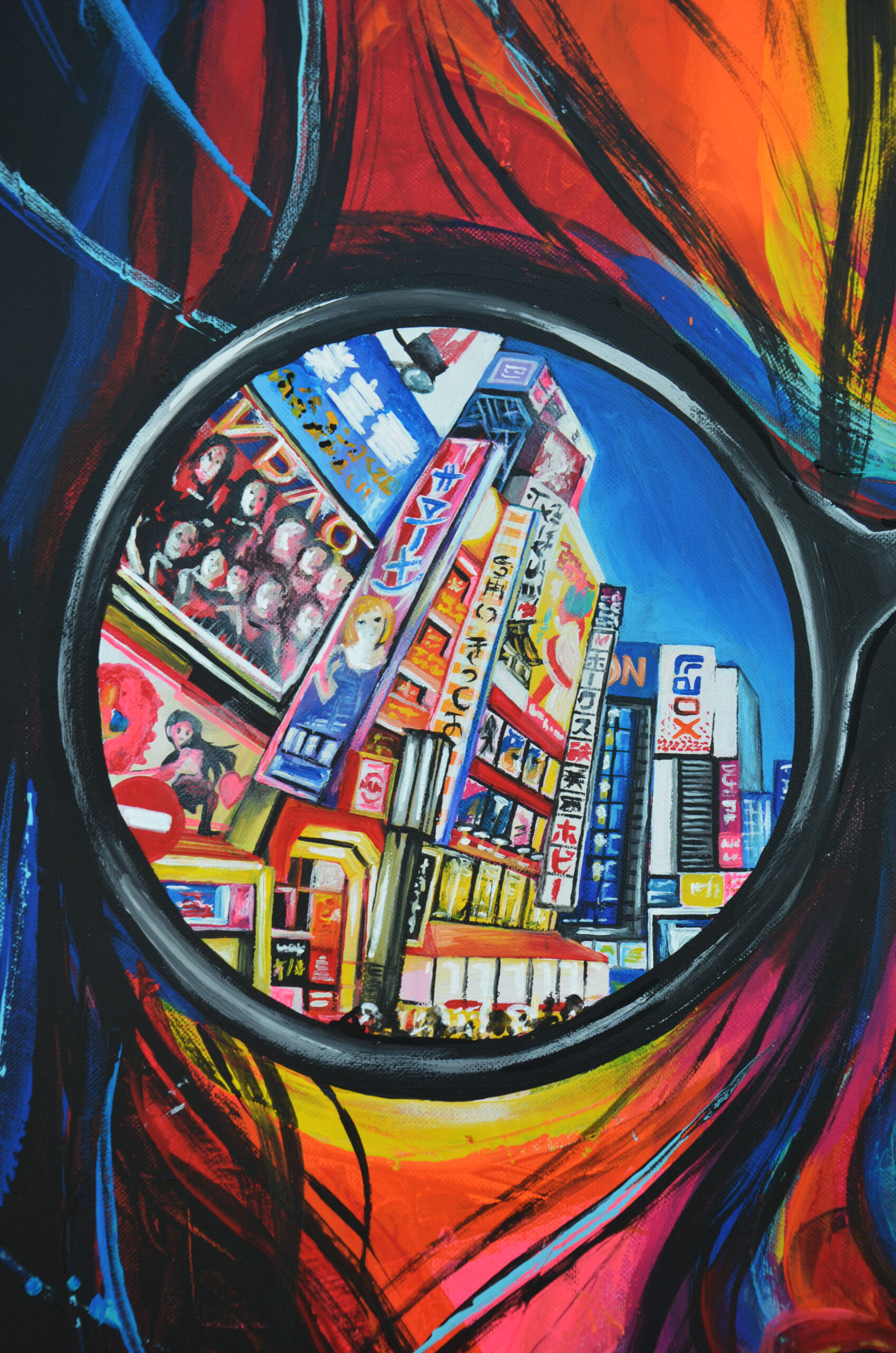 TOKYO-1-toile-acrylique-lauryne-mazza